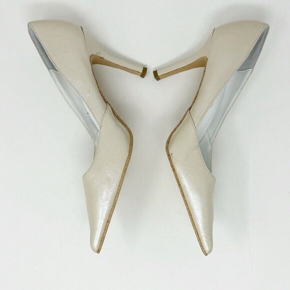 Rampage MARIA Women 8 Snake Skin Heels Pointed Toe Stiletto Metallic‎ Lot of 2 - Picture 15 of 16